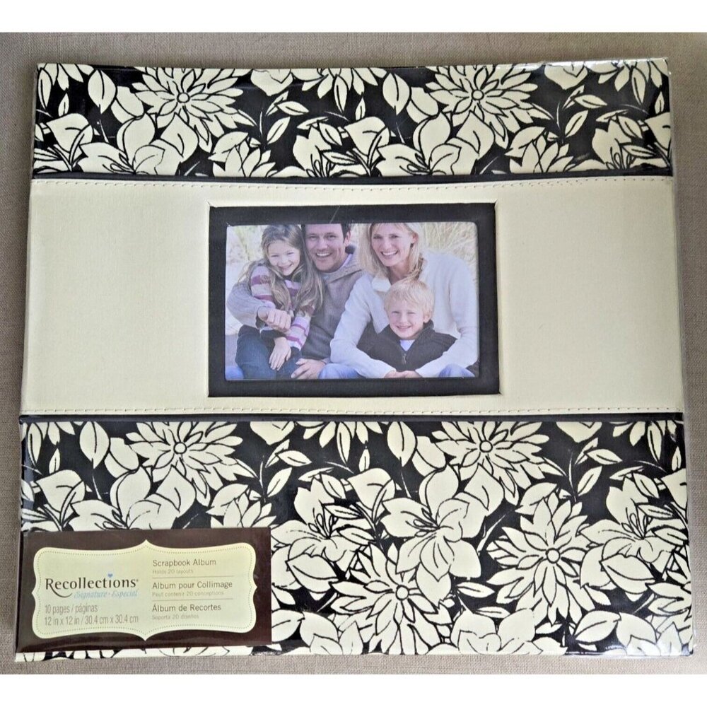 Recollections 12x12" Scrapbook Album + 10 Pg Refill Pack NEW